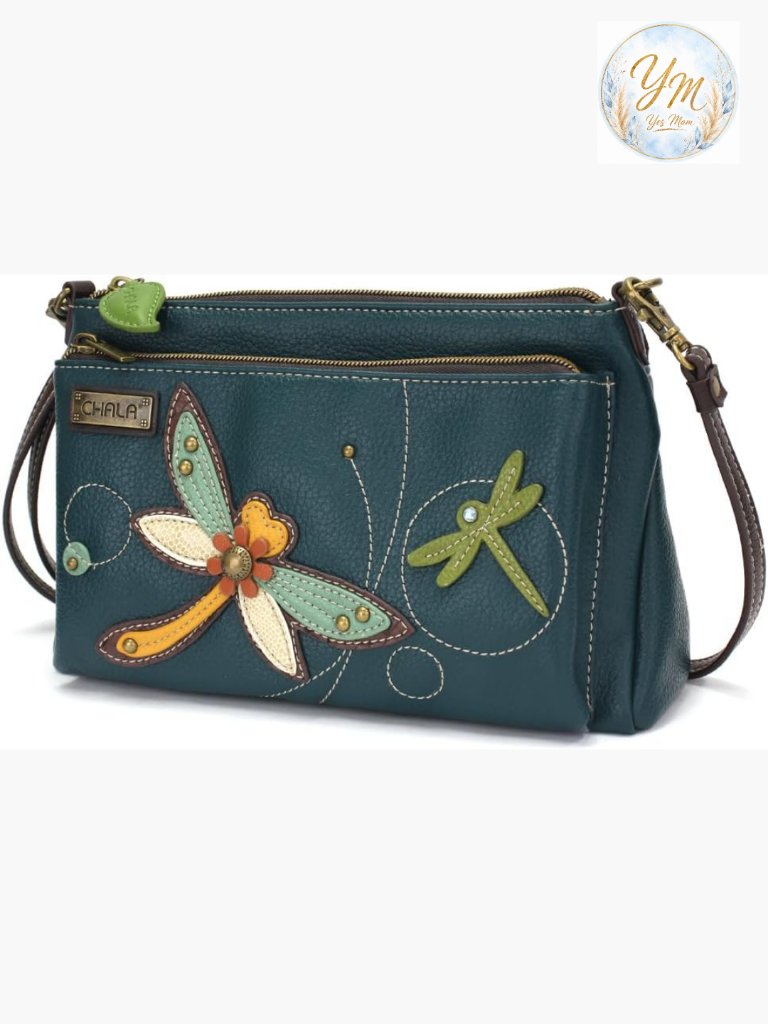 Rfid Protected Vegan Leather Crossbody Bag With Adjustable Straps